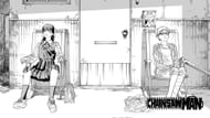 Despite Asa (left) and Yuko's (right) closeness, the latter's apparent death in Chainsaw Man exempts her from a likely return (Image via Shueisha)